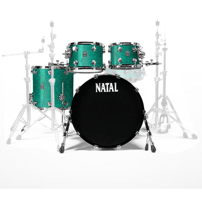 Natal Cafe Racer UF22 Shell Pack in British Racing Green Sparkle