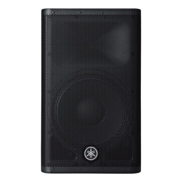 Front view of a Yamaha DXR12 MKII Active loudspeaker