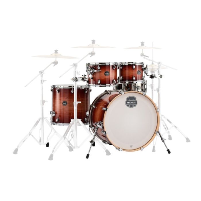 Mapex Armory 5-Piece Rock Shell Pack in Redwood Burst