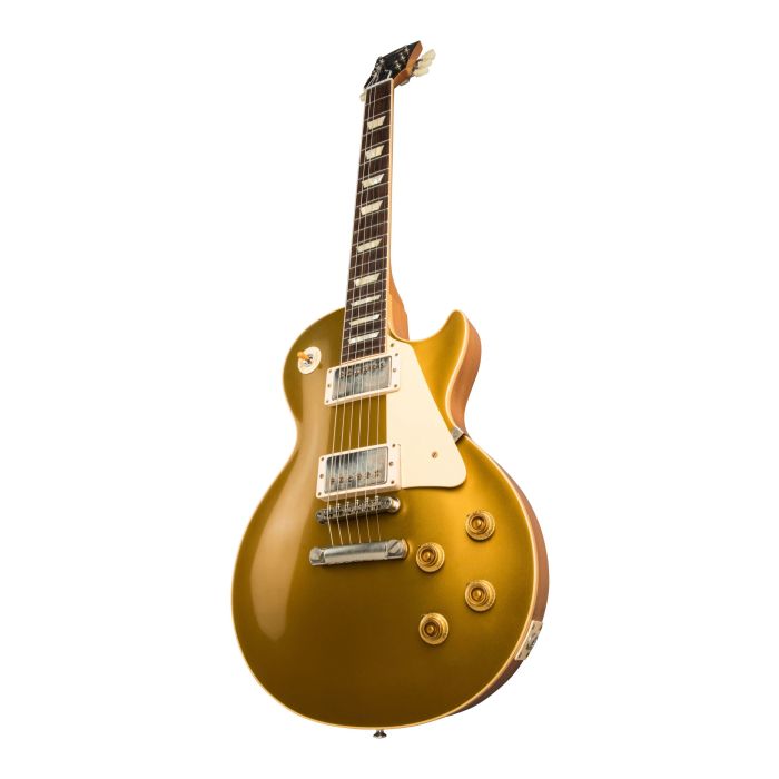 Glamour Shot of Gibson 1957 Les Paul Goldtop Reissue VOS