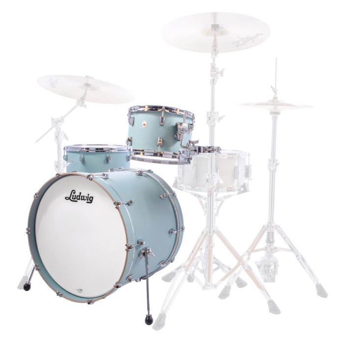 Ludwig NeuSonic 22/12/16 Shell Pack in Skyline Blue