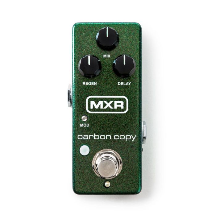 Full frontal image of an MXR M299 Carbon Copy Mini Analog Delay Pedal