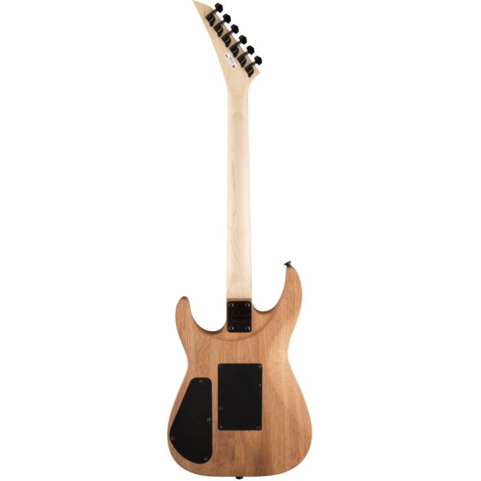 Full rear view of a Jackson JS Series Dinky Arch Top JS32 DKA Natural Oil Amaranth