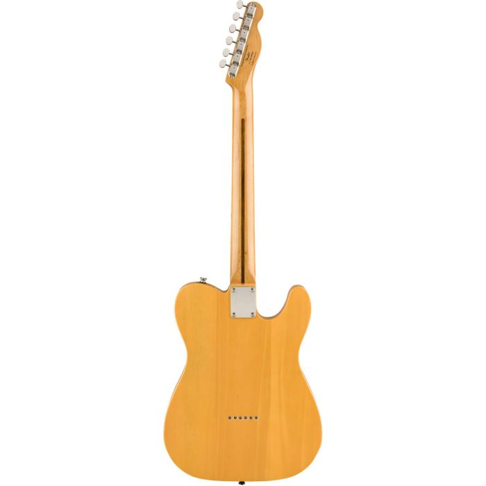 Full rear view of a Squier Classic Vibe 50s Telecaster LH MN Butterscotch Blonde