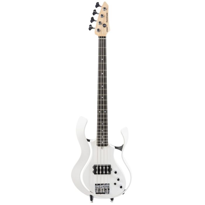 Full frontal view of a Vox Starstream Active Bass 1H Artist Pearl White