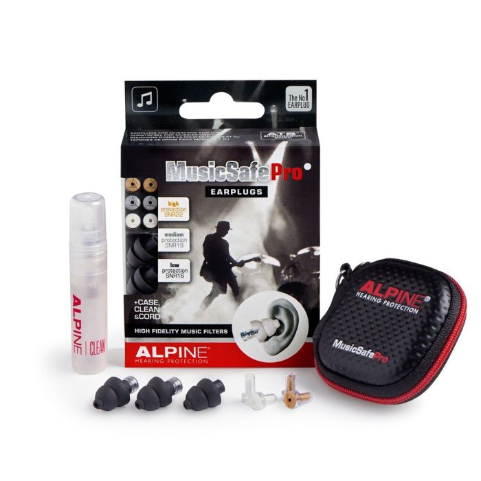 Alpine MusicSafe Pro Earplugs Black