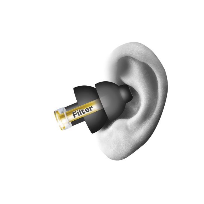 Alpine MusicSafe Pro Earplugs In Use