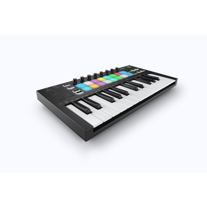 Front Left view of Novation Launchkey Mini MK3 Keyboard