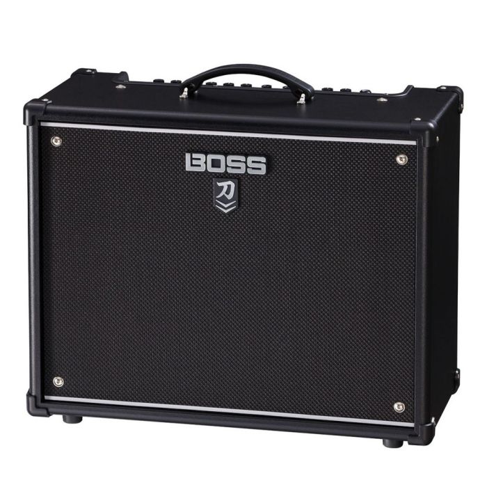 Front right angled view of a Boss Katana 100 MKII Guitar Amplifier