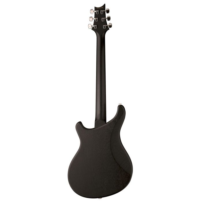 Full rear-sided view of a PRS S2 Vela Satin Electric Guitar Charcoal