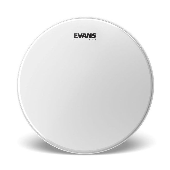 Full view of an Evans UV2 Coated Drumhead 12 Inch