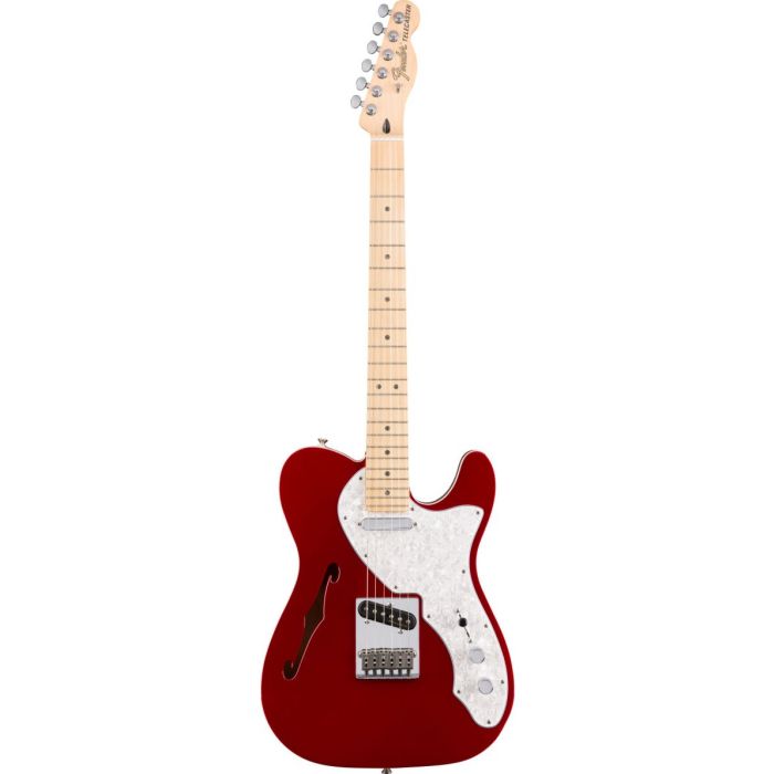 Fender Deluxe Telecaster Thinline Candy Apple Red Front