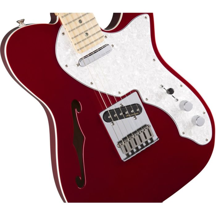 Fender Deluxe Telecaster Thinline Candy Apple Red Body