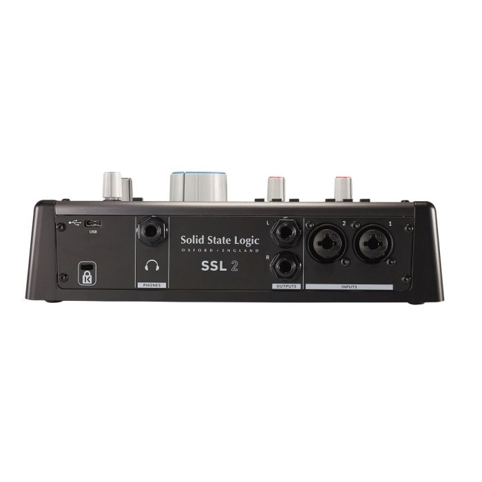 SSL 2 USB Audio Interface Rear View