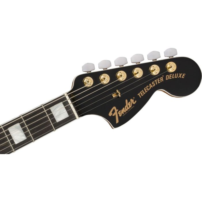 Fender Troublemaker Tele Custom Bigsby Headstock