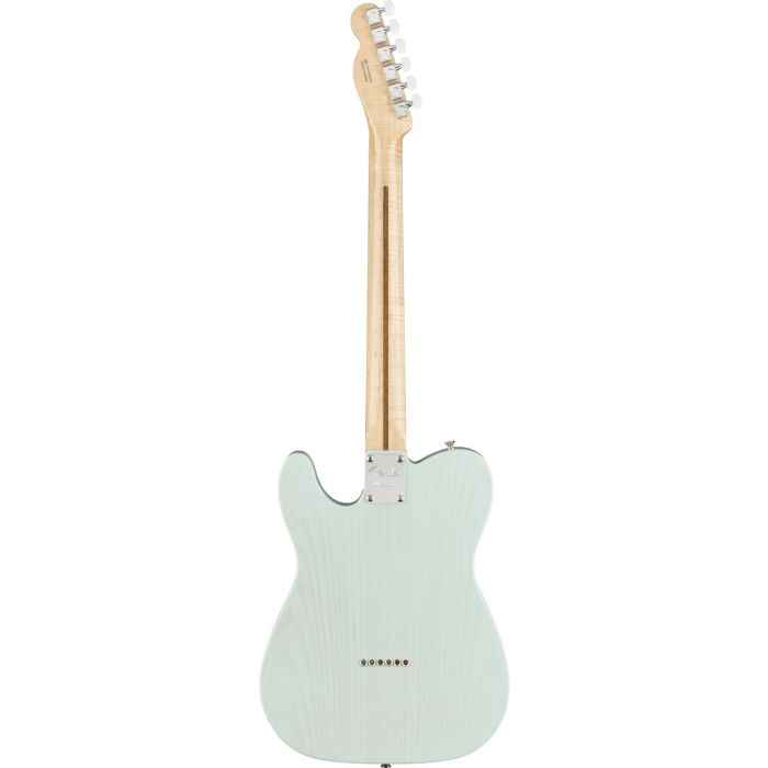 Back of Fender Parallel Universe II Tele Magico Transparent Daphne Blue