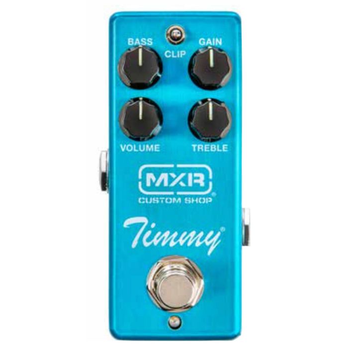 Top down view of an MXR CSP027 Timmy Overdrive Pedal