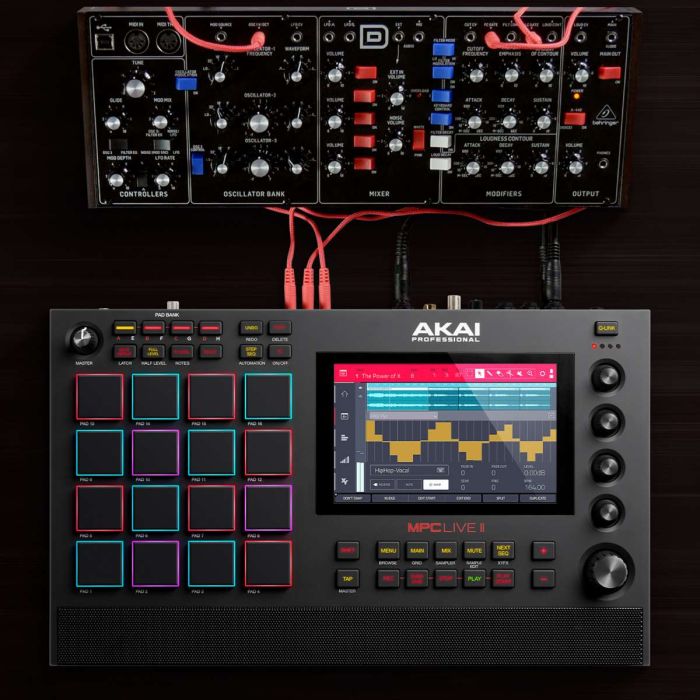 Akai MPC Live II Connected To more Gear