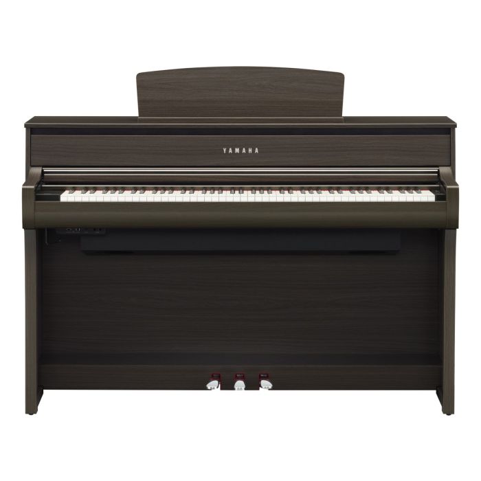 Front of Yamaha CLP-775 Digital Piano Dark Walnut