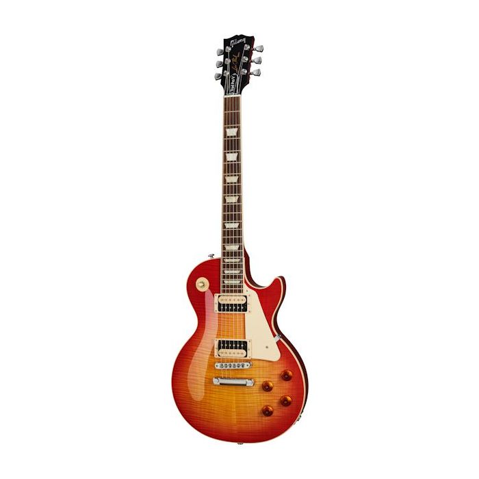 Gibson Les Paul Trad Pro V Guitar, Washed Cherry Burst Full Front View