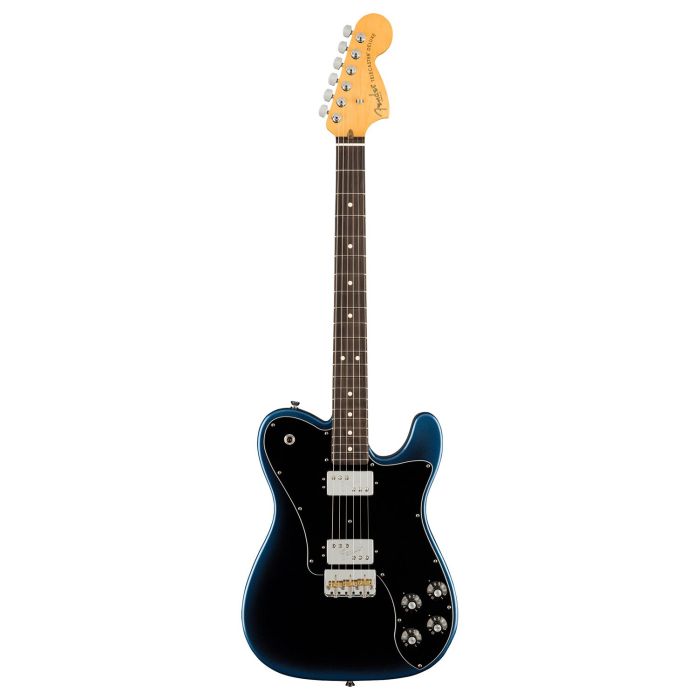 Full frontal view of a Fender American Professional II Telecaster Deluxe RW, Dark Night