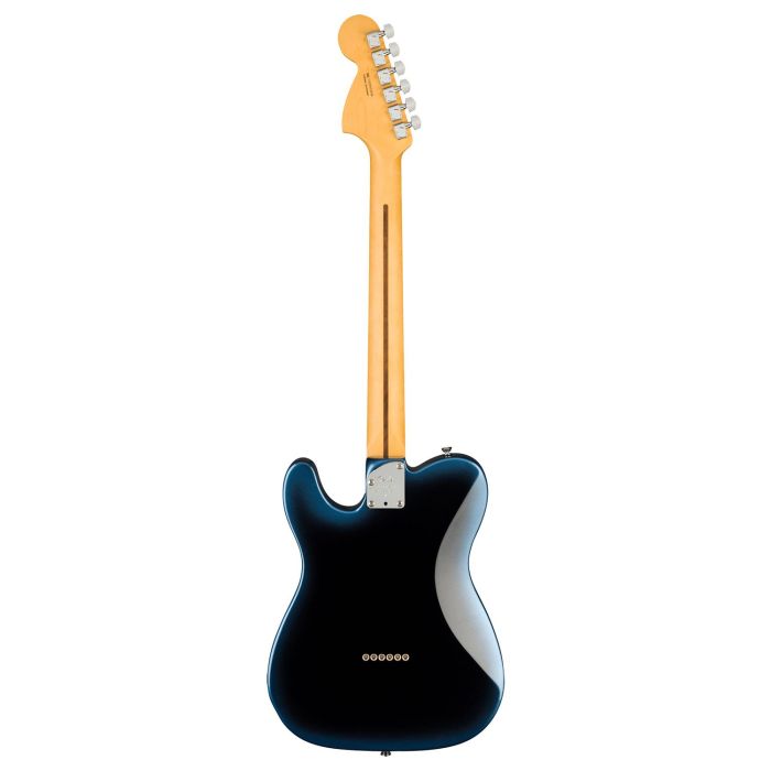 Full rear view of a Fender American Professional II Telecaster Deluxe RW, Dark Night