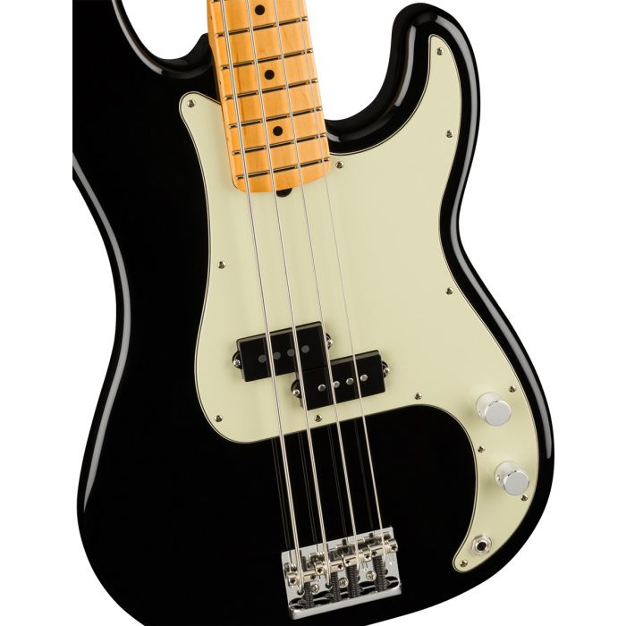 Fender American Professional II Precision Bass Black MN Body Front