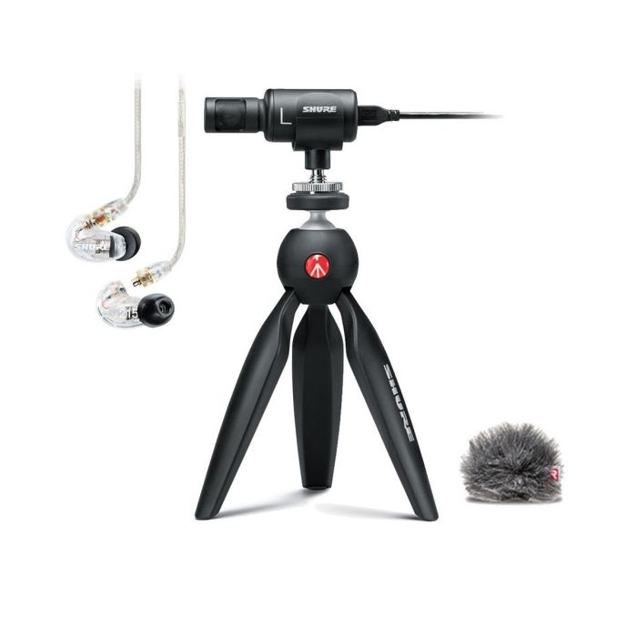 Shure Motiv MV88+ Video Kit with SE215 Earphones