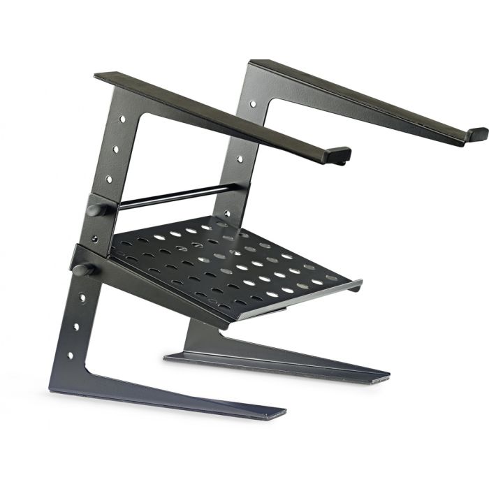 Expanded overview of the Stagg DJS-LT20 Professional DJ Desktop Stand with Lower Support Plate