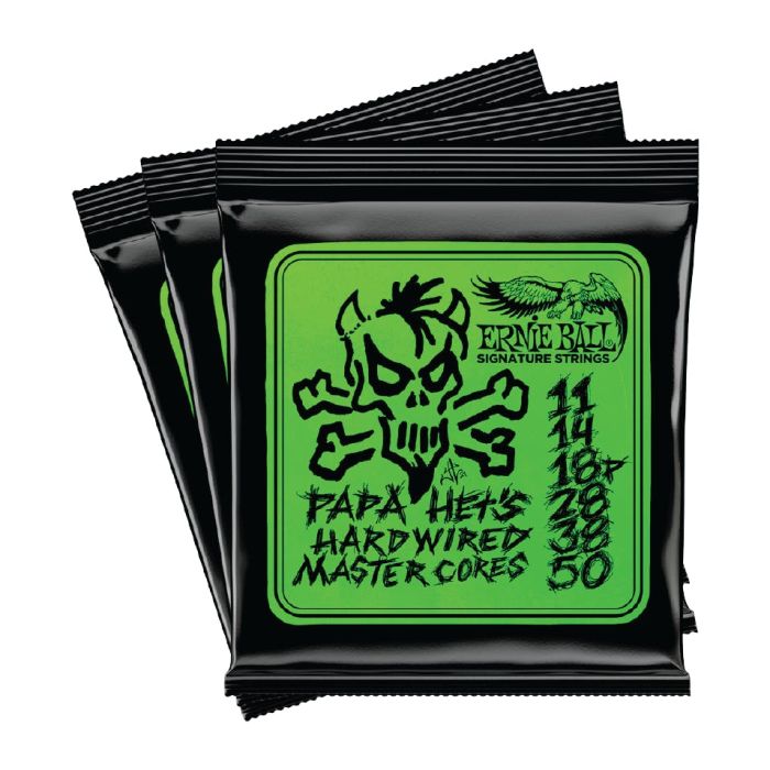 Overview of the Ernie Ball Papa Het's Hardwired Master Core Signature Strings