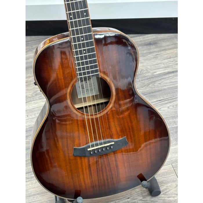 Pre-Owned Taylor GS Mini-e Koa Electro-Acoustic  body closeup