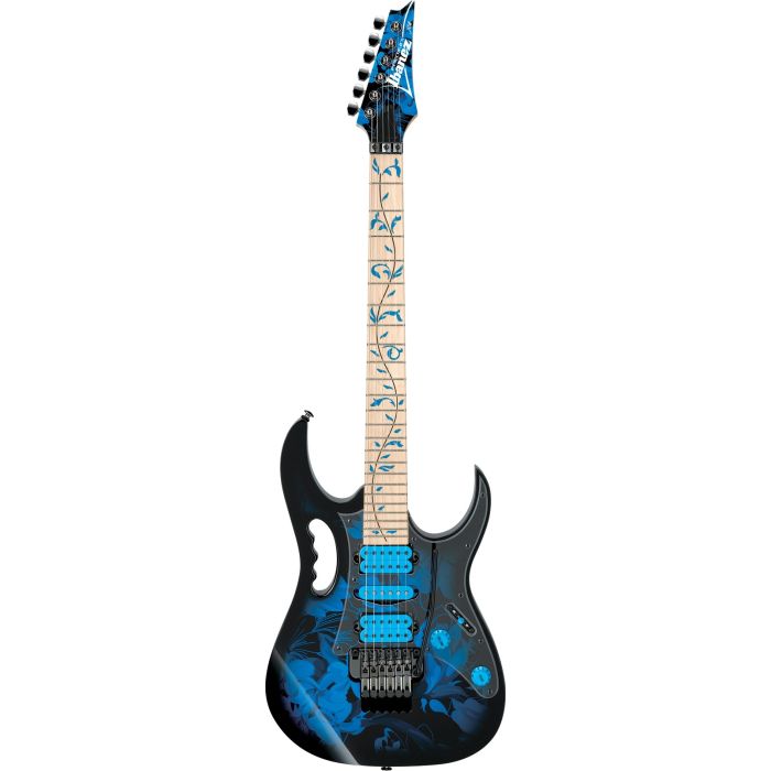 Ibanez JEM77P Guitar with Blue Floral Pattern