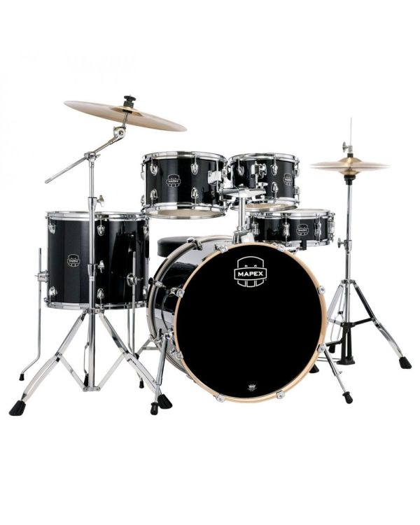 Mapex VE5294FTC-VH 5-piece Rock 22inch Drum Set Black Galaxy Sparkle