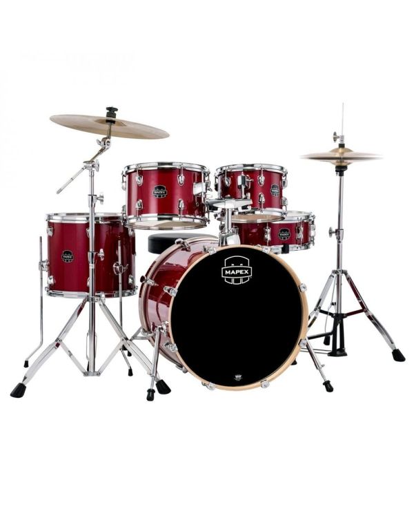 Mapex 5044FTC-VH 5-piece Fusion 20inch Drum Crimsom Red Sparkle