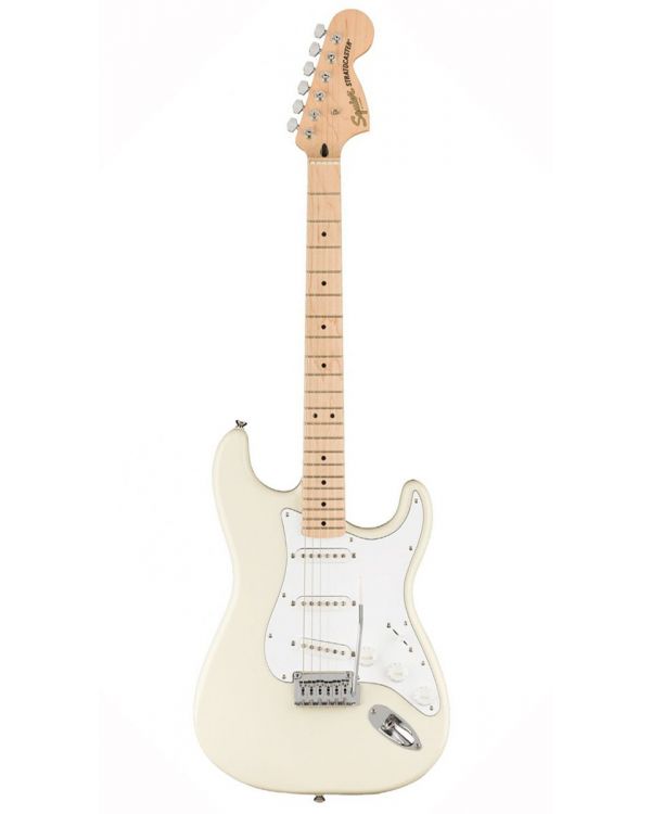 Squier Affinity Stratocaster MN, White PG, Olympic White