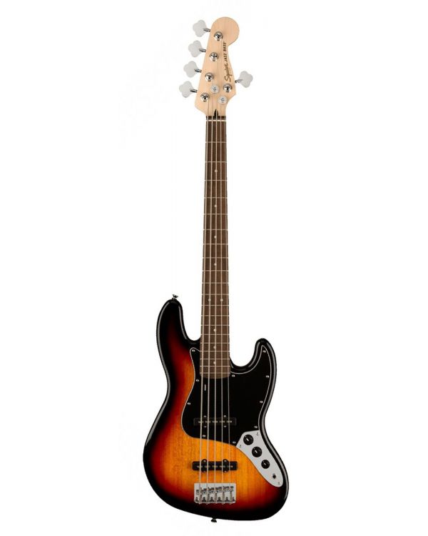 Squier Affinity Jazz Bass V LRL Black PG, 3-Colour Sunburst