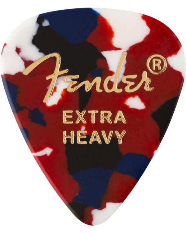 Fender 351 Shape Extra Heavy Premium Picks 12 Pack, Confetti 