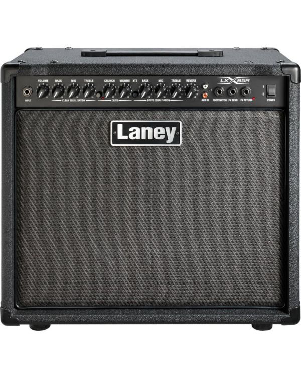 Laney LX65R 65W 1x12 Guitar Combo Amplifier, Black