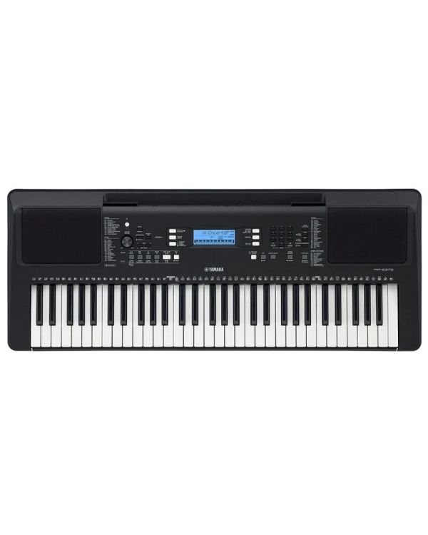 B-Stock Yamaha PSR-E373 Portable Keyboard Black with Free Music Lessons