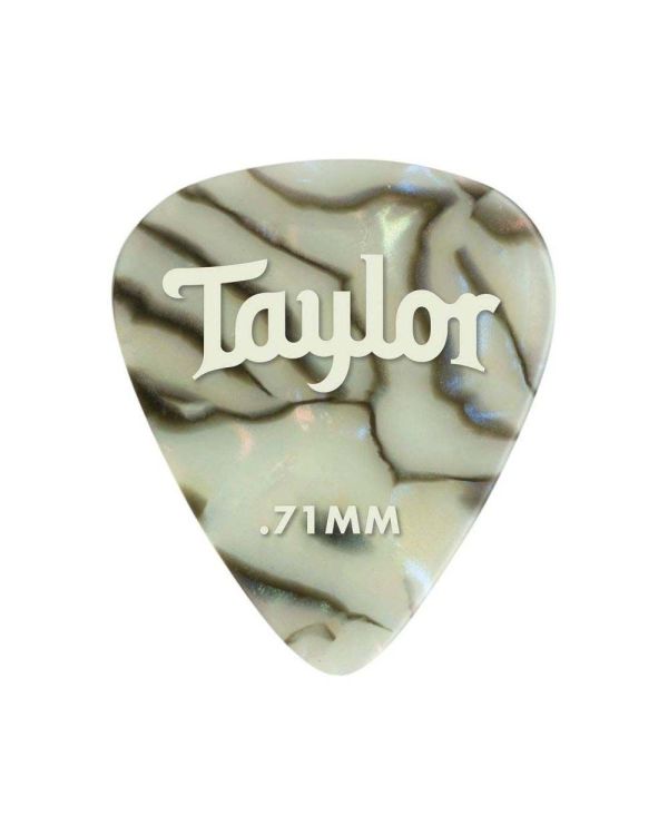 Taylor Celluloid 351 Picks Abalone 0.71mm