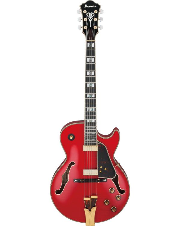 Ibanez Gb10sefm Hollowbody Electric Guitar With Case, Sapphire Red