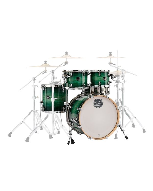 Mapex AR504S Armory 5-Piece Fusion Shell Pack, Emerald Burst 