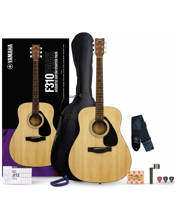 Yamaha F310PII Acoustic Guitar Pack, Natural