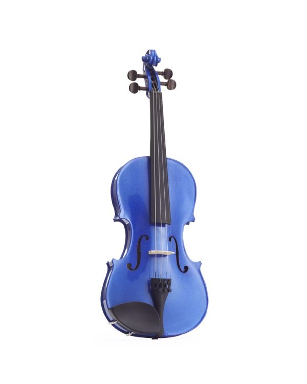 Stentor Harlequin 4/4 Violin Outfit, Marine Blue
