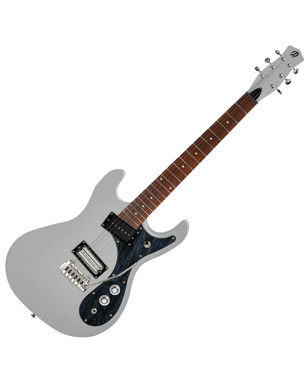 Danelectro 64xt Guitar - Ice Gray With Marble Pickguard