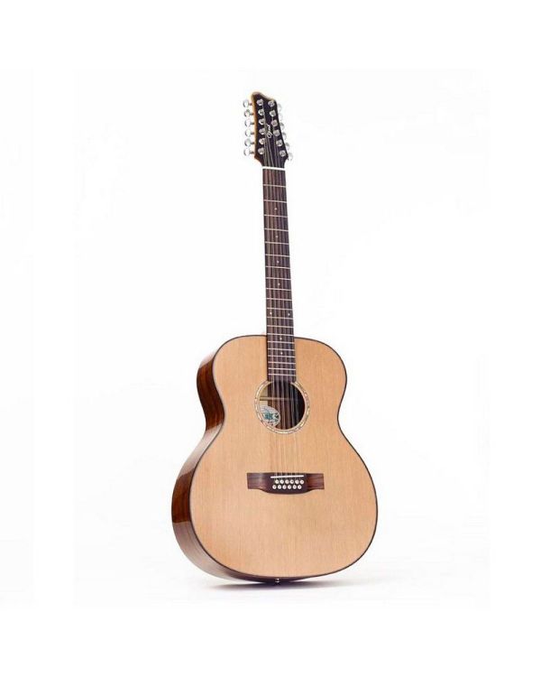 Ozark 12 String Guitar Laminated Koa-Solid Cedar