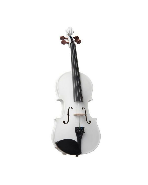 Harlequin 1401FWH Violin Outfit, White 1-4