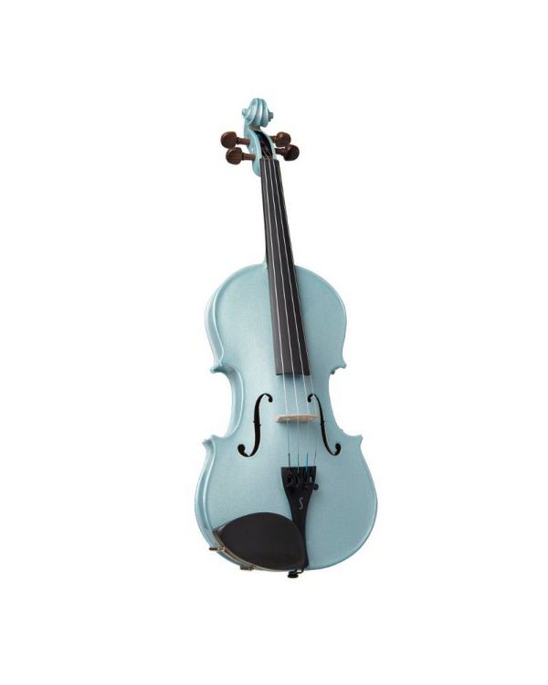 Harlequin 1401FLBU Violin Outfit, Light Blue 1-4