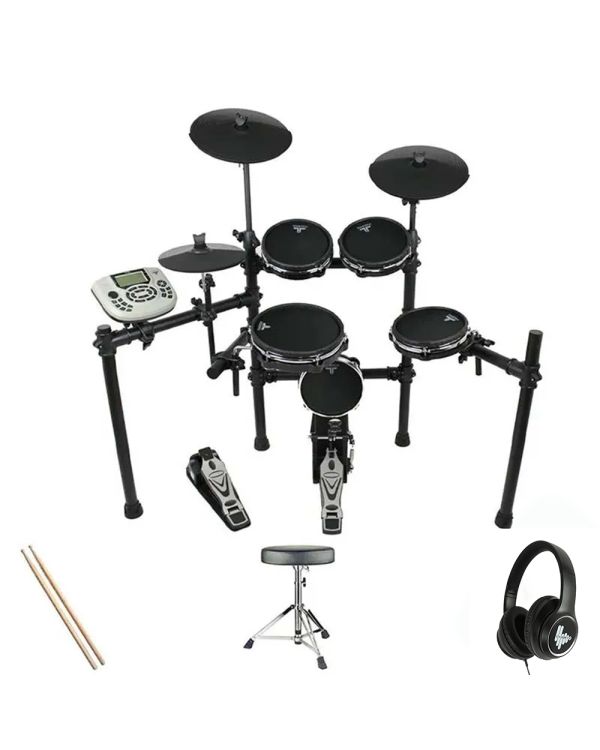 TourTech TT-22M Mesh Electronic Drum Kit with Headphones