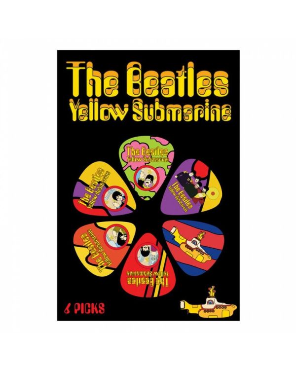 The Beatles Yellow Submarine Picks - Multi - 6 Pack